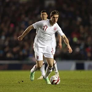 Images Dated 25th March 2013: England U21 vs Austria U21 at Brighton and Hove Albion's The Amex Stadium (25-03-2013)