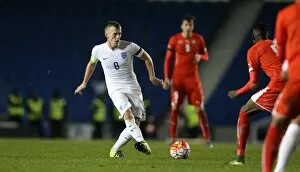 Images Dated 16th November 2015: England U21s vs. Switzerland: Action-Packed Match at Brighton