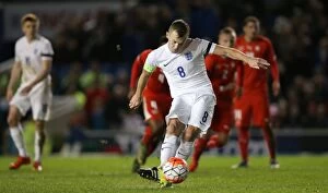 Images Dated 16th November 2015: England U21s vs. Switzerland: Action-Packed Match at Brighton