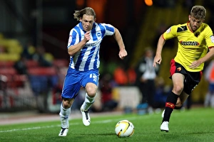 Watford - 18-09-2012 Prints: The Epic Encounter: Brighton & Hove Albion vs