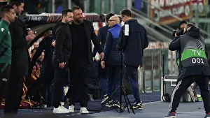 As Roma Manager Daniele De Rossi M Prints: Europa League 07MAR24