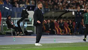 As Roma Manager Daniele De Rossi M Prints: Europa League 07MAR24
