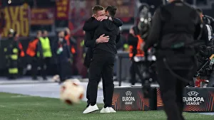 As Roma Manager Daniele De Rossi M Prints: Europa League 07MAR24
