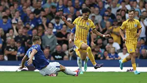Evades A Challenge Prints: Everton v Brighton and Hove Albion Premier League 17AUG24