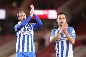 Images Dated 27th January 2018: FA Cup 4th Round: Middlesbrough vs. Brighton and Hove Albion Clash at Riverside Stadium (27Jan18)