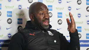 Fourth Round Prints: FA Cup Clash: Darren Moore and Brighton & Hove Albion vs. West Bromwich Albion (26JAN19)