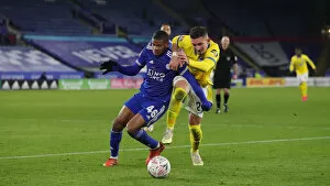Images Dated 10th February 2021: FA Cup Fifth Round: Leicester City vs. Brighton and Hove Albion - Intense Clash at The King Power