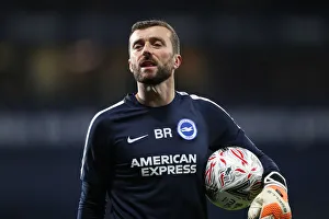 FA Cup Fourth Round: West Bromwich Albion vs. Brighton and Hove Albion (06FEB19) - Intense Match Action at The Hawthorns