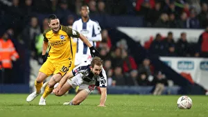 FA Cup Fourth Round: West Bromwich Albion vs. Brighton and Hove Albion (06FEB19) - Intense Match Action at The Hawthorns