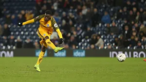 FA Cup Fourth Round: West Bromwich Albion vs. Brighton and Hove Albion (06FEB19) - Intense Match Action at The Hawthorns