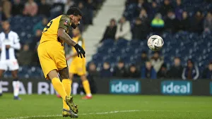 FA Cup Fourth Round: West Bromwich Albion vs. Brighton and Hove Albion (06FEB19) - Intense Match Action at The Hawthorns