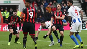 Images Dated 5th January 2019: FA Cup Third Round: AFC Bournemouth vs. Brighton and Hove Albion (05.01.19) - Intense Match Action