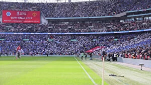 Images Dated 23rd April 2023: FA Cup Semi-Final 2022/23: Brighton & Hove Albion vs Manchester United - Showdown at Wembley