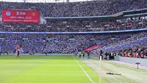 FA Cup Semi-Final 23APR23 Prints: FA Cup Semi-Final 2022/23: Brighton & Hove Albion vs Manchester United - Showdown at Wembley (23APR23)