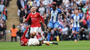 Images Dated 23rd April 2023: FA Cup Semi-Final 2022/23: Epic Showdown - Brighton & Hove Albion vs Manchester United at Wembley