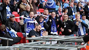 Images Dated 23rd April 2023: FA Cup Semi-Final Showdown: Brighton and Hove Albion vs Manchester United at Wembley Stadium