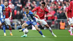 FA Cup Semi-Final Showdown: Brighton & Hove Albion vs Manchester United at Wembley Stadium (23APR23)
