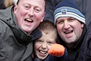 Crowd Shots (Withdean Era) Collection: Fans at the FA Cup match vs Watford, January 2011
