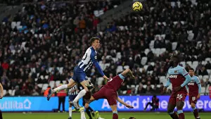 Images Dated 1st February 2020: February 1, 2020: A Battle in the Premier League - West Ham United vs. Brighton & Hove Albion