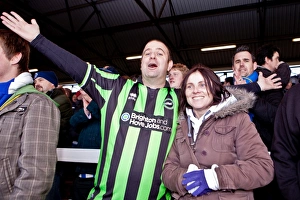 Prints of Brighton And Hove Albion Past Seasons: Season 2011-12: 2011-12 Away Games: Peterborough - 21-01-12 2011-12 Away Games Prints: Flashback: Peterborough United vs. Brighton & Hove Albion - January 21, 2012 (Away Game)