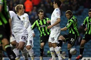 Images Dated 11th February 2012: Flashback: Thrilling Football Action - Brighton & Hove Albion vs