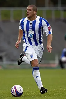 Adam El-Abd Prints: Focused: Adam El-Abd, Unyielding Defender of Brighton and Hove Albion FC