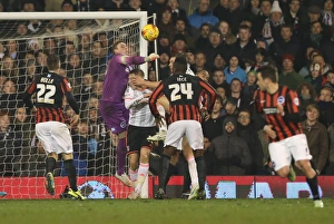 Fulham 29DEC14 Prints: Focused David Stockdale: Fulham vs