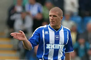 Adam El-Abd Prints: Focused Defender: Adam El-Abd of Brighton and Hove Albion FC