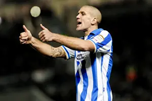 Season 2011-12 Prints: Focused Defender: An In-Depth Analysis of Adam El-Abd's Unyielding Performance at Brighton & Hove Albion FC