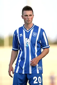 Focused and Determined: Chris Holroyd of Brighton & Hove Albion FC
