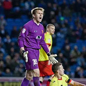 Watford - 17-04-2012 Prints: Focused Kuszczak in Action: Brighton & Hove Albion vs. Watford (17-04-2012)