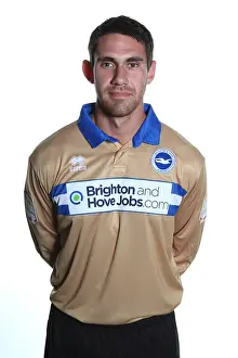Focused and Ready: Michael Poke, Brighton & Hove Albion FC's Determined Goalkeeper