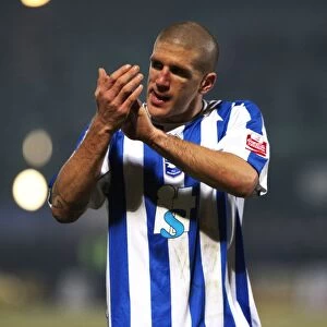 Images Dated 16th March 2010: Focused: Unyielding Defender Adam El-Abd of Brighton & Hove Albion FC