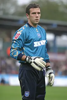 Season 2006-07 Prints: Formidable Wayne Henderson: Brighton and Hove Albion's Northampton Goalkeeping Force