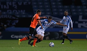 Huddersfield Town 21OCT14 Prints: Forster-Caskey in Action: Huddersfield vs Brighton, Championship 2014