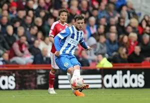 Images Dated 2nd May 2015: Forster-Caskey Battles for Possession: Brighton vs. Middlesbrough Championship Showdown (02MAY15)