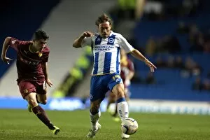 Images Dated 28th October 2013: Fright Night: Brighton & Hove Albion vs. Watford (2013-14 Season)