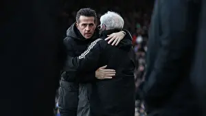 Fulham Manager Marco Silva M Prints: Fulham v Brighton and Hove Albion Premier League 02MAR24