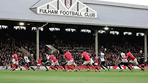 Attack Prints: Fulham v Brighton and Hove Albion Premier League 02MAR24