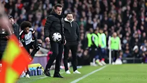 Fulham Manager Marco Silva M Prints: Fulham v Brighton and Hove Albion Premier League 02MAR24