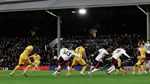 Awarded A Freekick Prints: FUlham v Brighton and Hove Albion Premier League 05DEC24