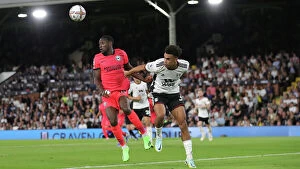 Images Dated 30th August 2022: Fulham vs. Brighton and Hove Albion: Intense Premier League Clash at Craven Cottage (30AUG22)