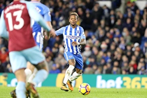 Burnley 16DEC17 Prints: Gaetan Bong in Action: Brighton & Hove Albion vs. Burnley (16DEC17)