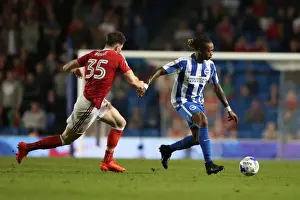 Gaetan Bong in Action: Brighton & Hove Albion vs Nottingham Forest, EFL Sky Bet Championship (12th August 2016)