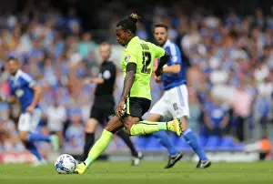 Full Back Prints: Gaetan Bong in Action: Sky Bet Championship Showdown - Ipswich Town vs