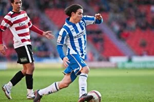 Images Dated 3rd March 2012: Gai Assulin's Championship Debut: Brighton & Hove Albion vs Doncaster Rovers (March 3, 2012)