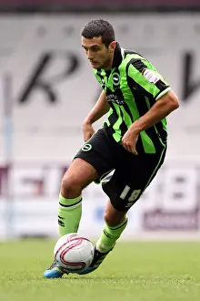 Burnley - 06-04-12 Prints: Gary Dicker: In Action for Brighton & Hove Albion against Burnley, April 6, 2012