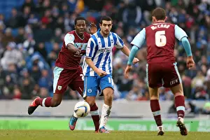 Burnley - 23-02-2013 Prints: Gary Dicker in Action: Brighton & Hove Albion vs Burnley
