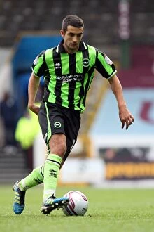 Images Dated 6th April 2012: Gary Dicker: In Action at Burnley's Turf Moor in Championship Clash (April 6, 2012)