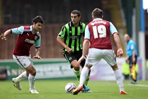 Gary Dicker: Action-Packed Midfield Battle at Burnley's Turf Moor, Npower Championship 2012 (April 6th)